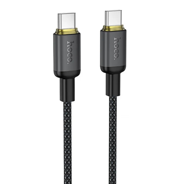 Кабель Hoco X128 Benefit charging data cable Type-C to Type-C Black