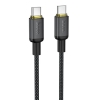 Кабель Hoco X128 Benefit charging data cable Type-C to Type-C Black