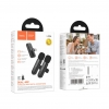 Мікрофон-петличка Hoco L20A Fair dual-mic wireless microphone(iP/Type-C) Black Уцінка