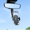 Холдер Hoco H88 Rally ultra-thin car holder(rear view mirror) Black Уцека