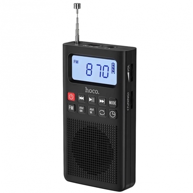 Портативне радіо Hoco HI51 Portable radio Black
