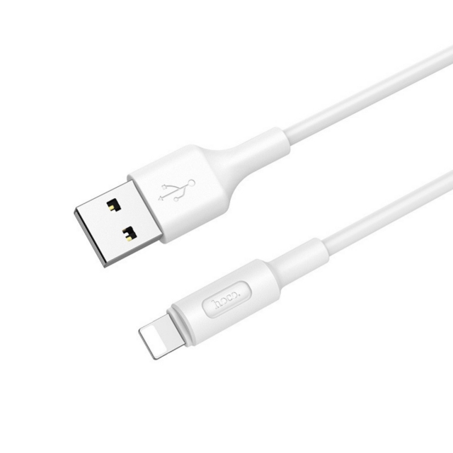 Кабель Hoco X25 Soarer charging data cable for Lightning White (X25)