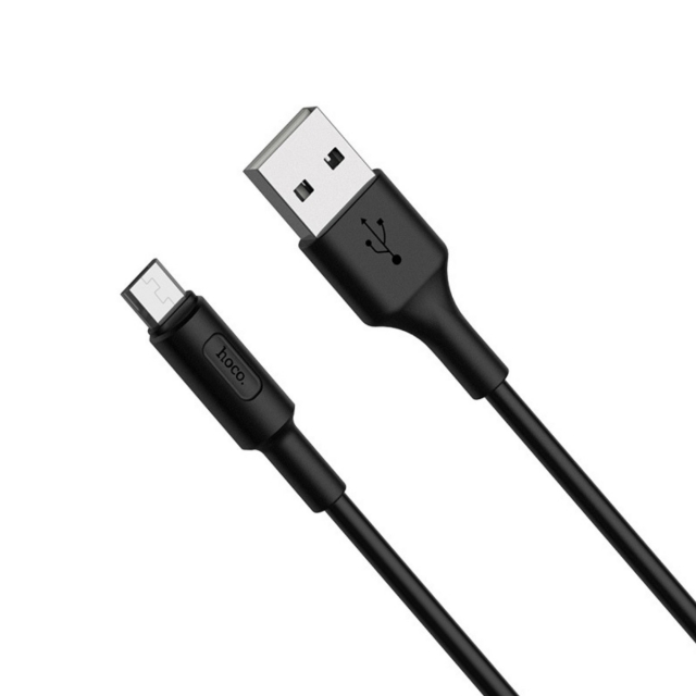 Кабель Hoco X25 Soarer charging data cable for Micro Black (X25)