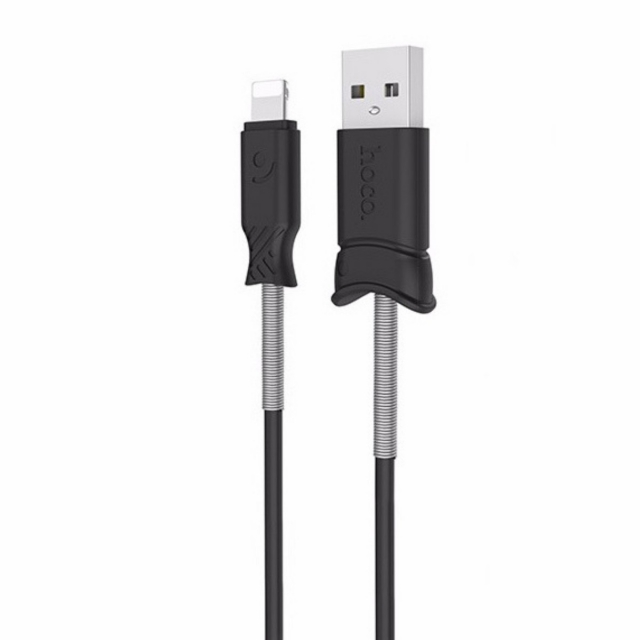 Кабель Hoco X24 Pisces charging data cable for Lightning Black (X24)