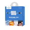 Кабель Hoco X21 Silicone Type-c charging cable Black＆White (X21)