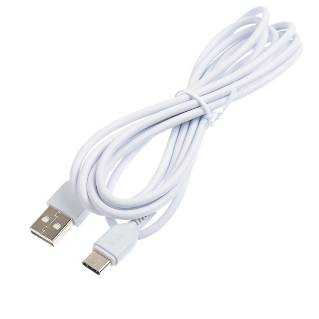 Кабель Hoco X20 Flash Type-c charging cable (L-2M) White (X20)