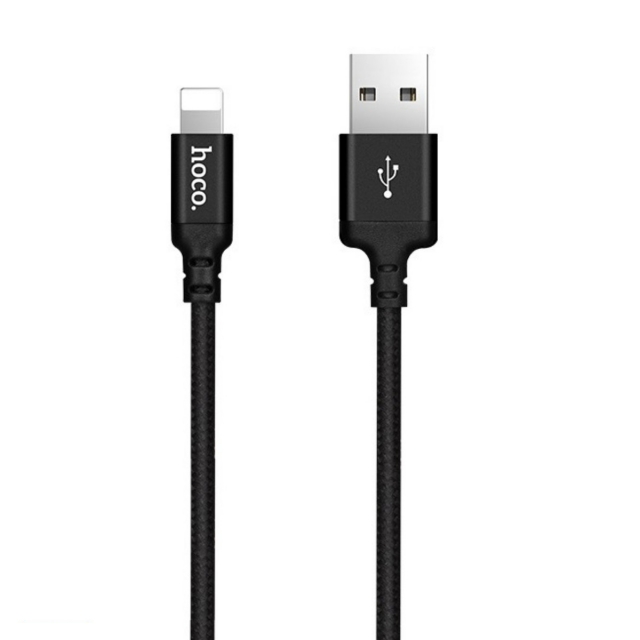 Кабель Hoco X14 Times speed Lightning charging cable,(L-2M) Black (X14)