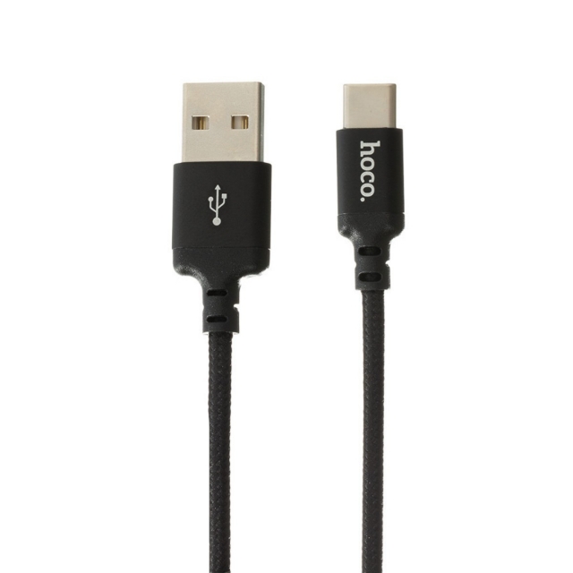 Кабель Hoco X14 Times speed Type-c charging cable,(L-2M) Black (X14)