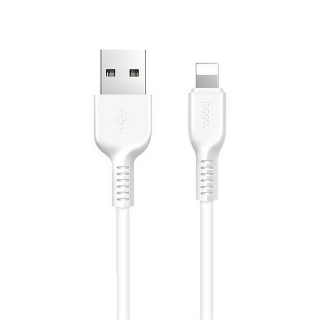 Кабель Hoco X13 Easy charged Lightning charging cable (L-1M) White