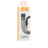 Кабель Hoco U31 Benay one pull three charging cable, Lightning + Micro + Type-c Black