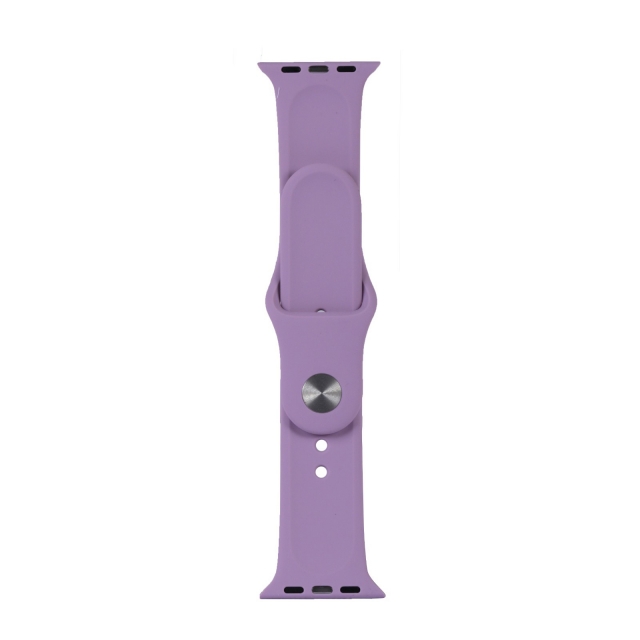 Ремешок Silicone Apple Watch 38/40/41 mm Light Purple L