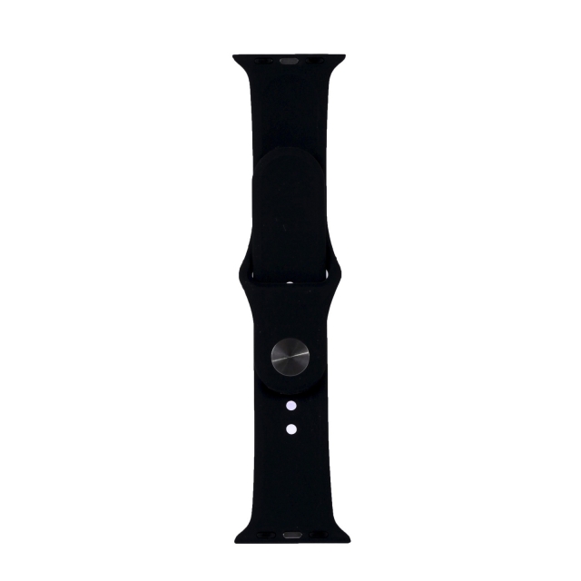 Ремешок Silicone Apple Watch 42/44/45/46/49 mm Black L (18) (18)