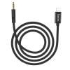 Кабель Hoco UPA13 Sound source series Apple digital audio conversion cable Black (UPA13)
