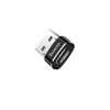 Адаптер Hoco UA6 USB to Type-C converter Black (UA6)