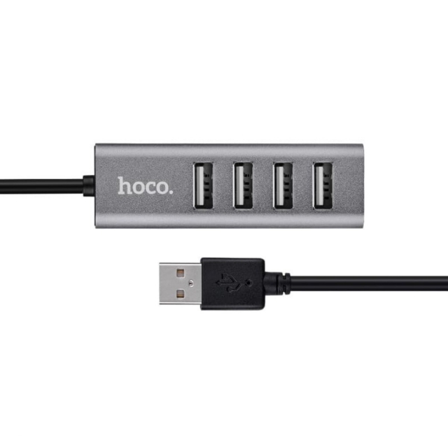 USB-хаб Hoco HB1 4USB Line machine Tarnish