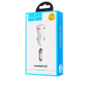 АЗУ Hoco Z27 Staunch dual port in-car charger set with Lightning 2USB 2.4A White (Z27)