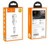 АЗП Hoco Z27 Staunch dual port in-car charger set with Micro 2USB 2.4A White