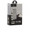 АЗУ Hoco Z13 LCD one-pull-three car charger 2USB 2.1A White (Z13)