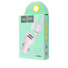 АЗП Hoco Z2A two-port Car charger set with Micro cable 2USB 2.4A White