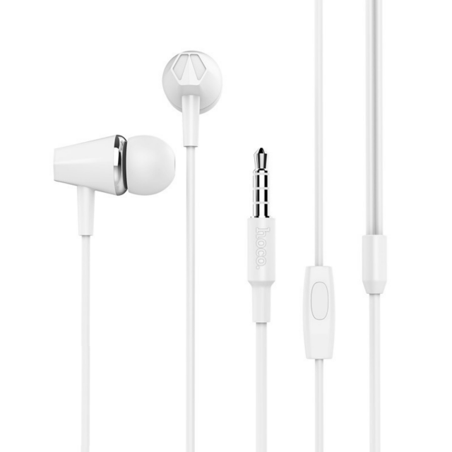 Наушники Hoco M34 honor music universal earphones with microphone White (M34)