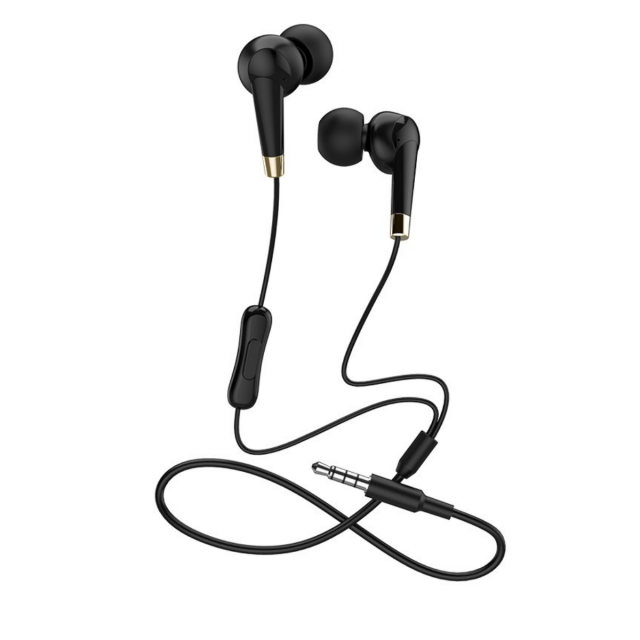 Навушники Hoco M58 Amazing universal earphones with mic Black