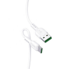 Кабель Hoco X33 Type-C 5A Surge charging data cable White (X33)