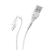 Кабель Hoco X37 Cool power charging data cable for Micro White (X37)
