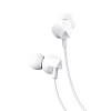 Наушники Hoco M60 Perfect sound universal earphones with mic White (M60)