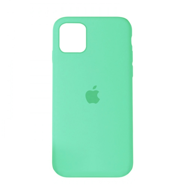 Чехол Silicone Case Full Cover iPhone 11 Pro Copy Turquoise (17)