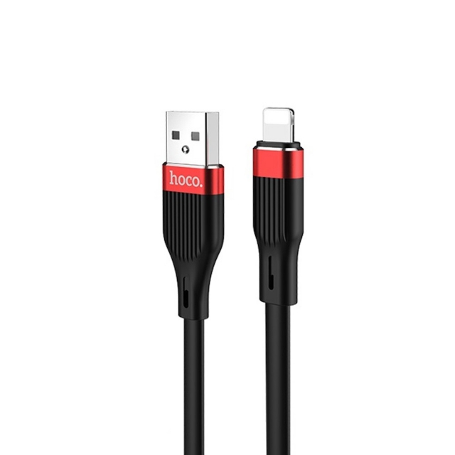 Кабель Hoco U72 Forest Silicone charging cable for Lightning Black (U72)