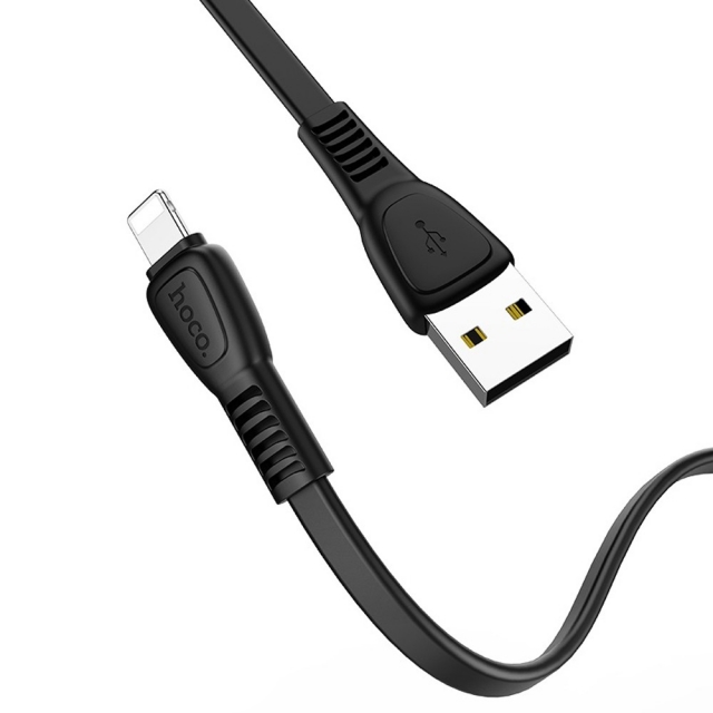 Кабель Hoco X40 Noah charging data cable for Lightning Black (X40)