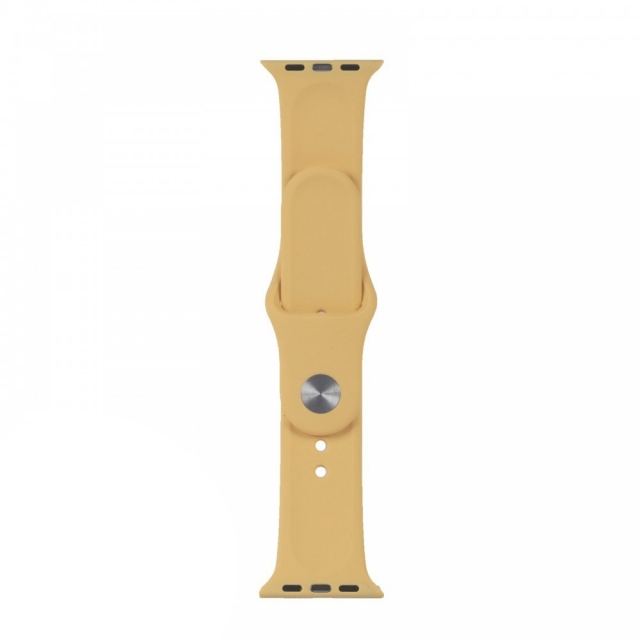 Ремешок Silicone Apple Watch 42/44/45/46/49 mm Beige
