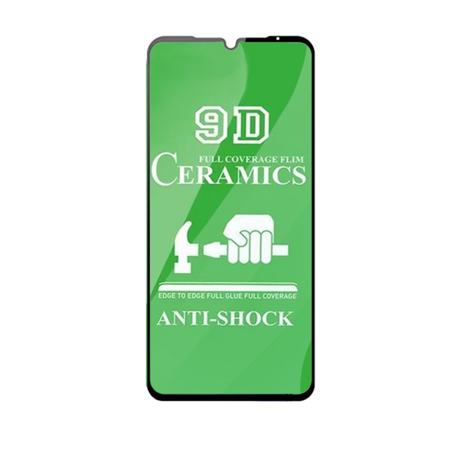 Защитное стекло Ceramic Xiaomi Mi 10 Lite/Redmi 10X 5G Black