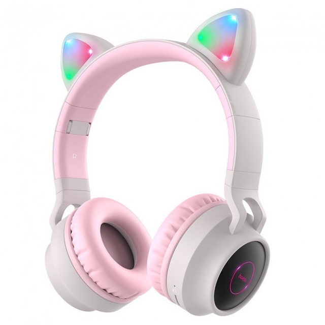 Наушники Bluetooth Hoco W27 Cat Ear Wireless Headphones Grey (W27)