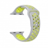 Ремешок Nike Sport Apple Watch 42/44/45/46/49 mm Gray+Yellow (3)