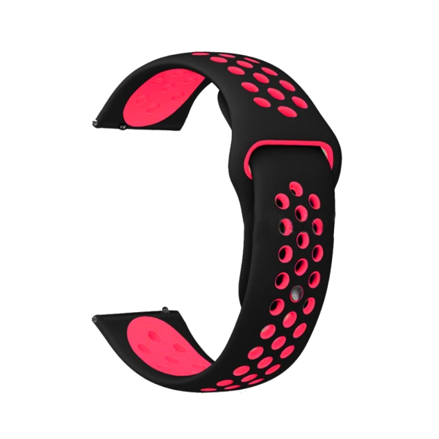 Ремешок Nike Sport Apple Watch 42/44/45/46/49 mm Black+Pink (7)