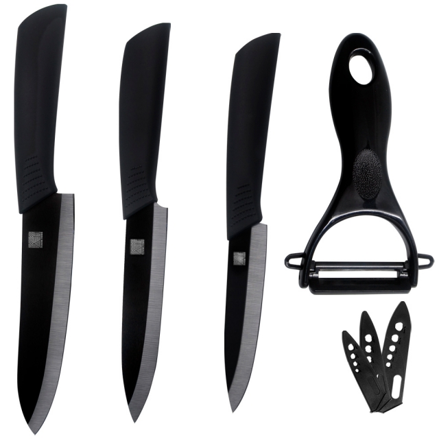 Набір ножів Xiaomi HUOHOU Nano Ceramic Knife Set Black