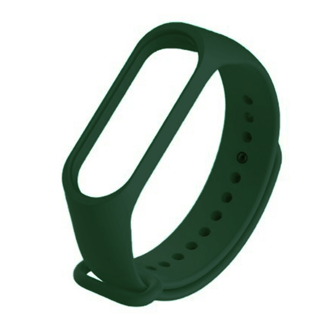 Ремешок Silicone Mi Band 3/4 Pine Needle Green