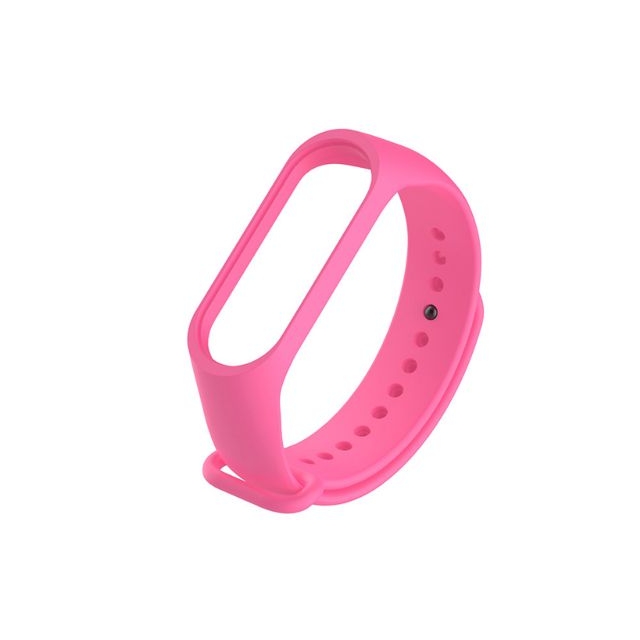 Ремешок Silicone Mi Band 3/4 Bright Pink (13)