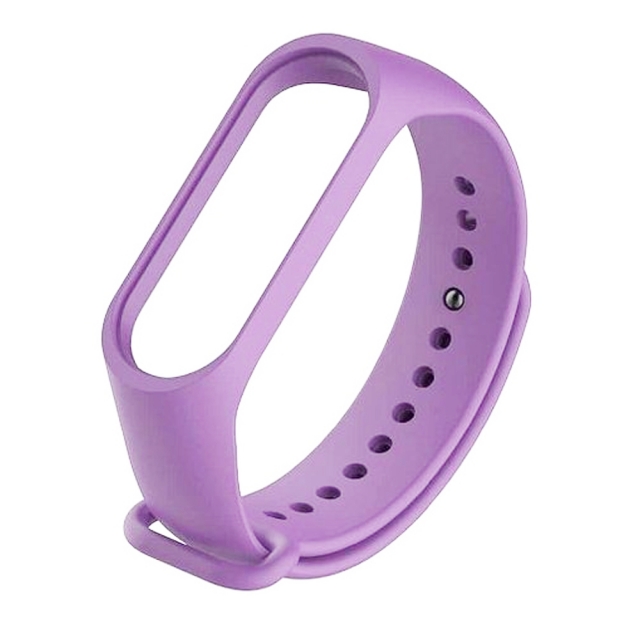 Ремешок Silicone Mi Band 5/6 Purple Dahlia (17)