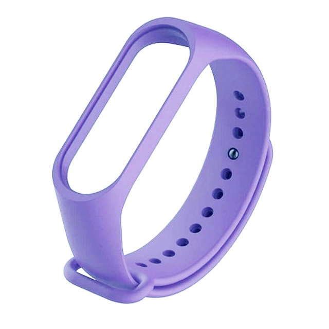 Ремешок Silicone Mi Band 5/6 Lilac Purple (18)