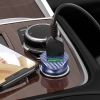 АЗУ Hoco Z39 Farsighted dual port QC3.0 Car charger set(Micro) Blue (Z39)