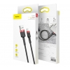 Кабель Baseus cafule Cable USB For lightning 2.4A 1M Red + Black