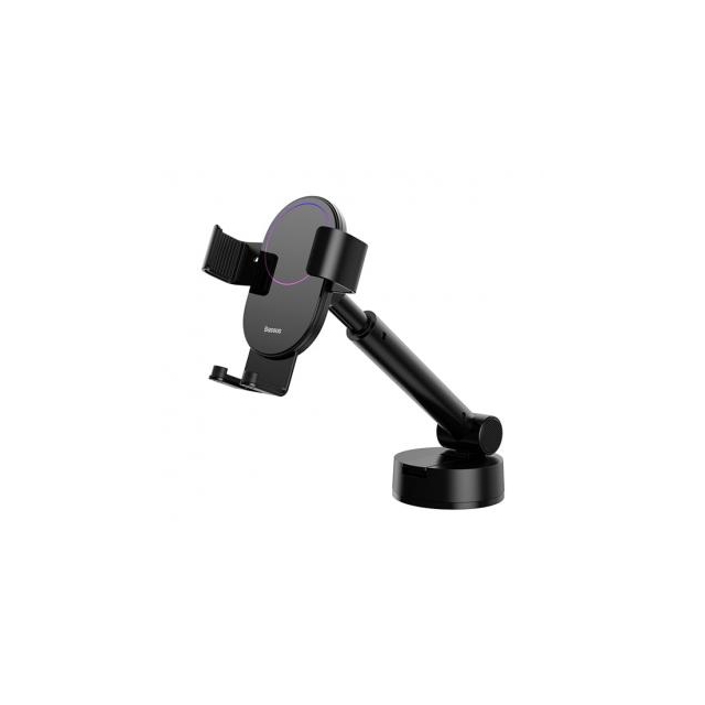 Холдер Baseus Simplism Gravity Car Mount Holder (With Suction Base) Black (SUYL-JY01)