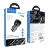 АЗУ Hoco Z42 Light road dual port digital display PD20W+QC3.0 car charger Metal Gray (Z42)