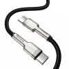 Кабель Baseus Cafule Series Metal Data Cable Type-C to Type-C 100W 1m Black