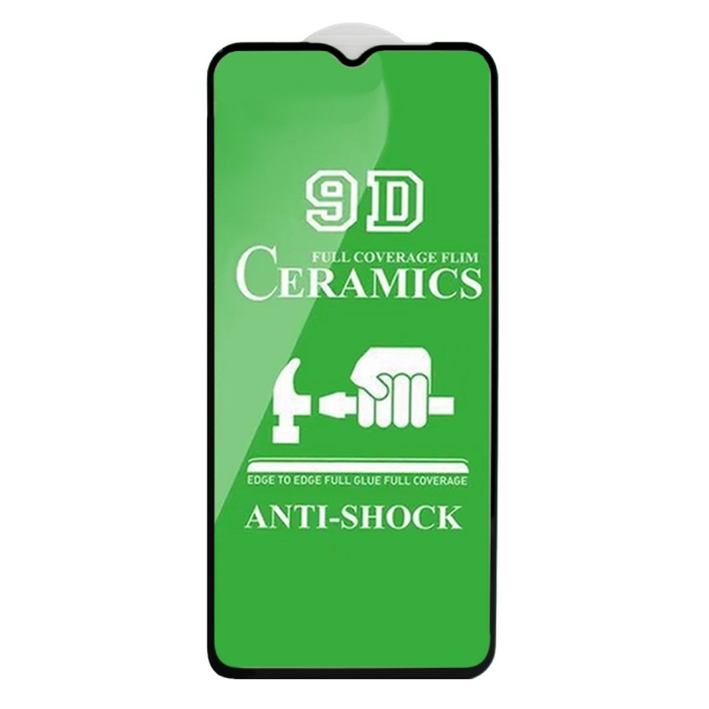 Защитное стекло Ceramic Samsung A12/A13/A23/A32 5G/F12/F13/F23/M13/M23/M32 5G/M33 Black
