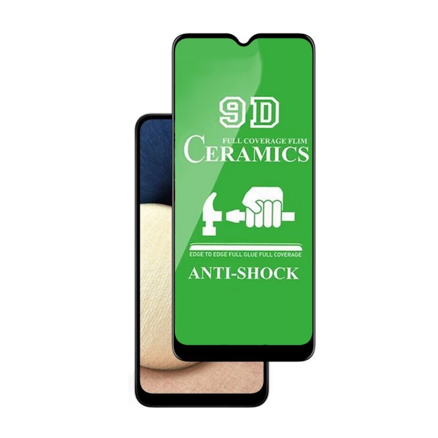 Захисне скло Ceramic Samsung A02/A02s/A03/A03s/A03 Core/A04/A04s/A04e/A04 Core/F02/F02s/F04 Black