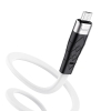 Кабель Hoco X53 Angel silicone charging data cable for Micro White