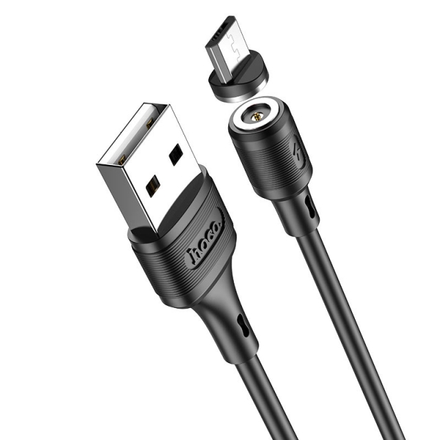 Кабель Hoco X52 Sereno magnetic charging cable for Micro Black